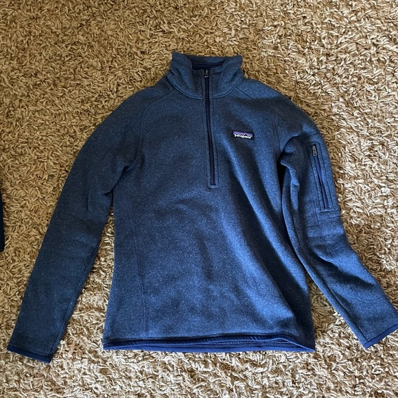 Patagonia Tops - Patagonia Quarter Zip, navy size small